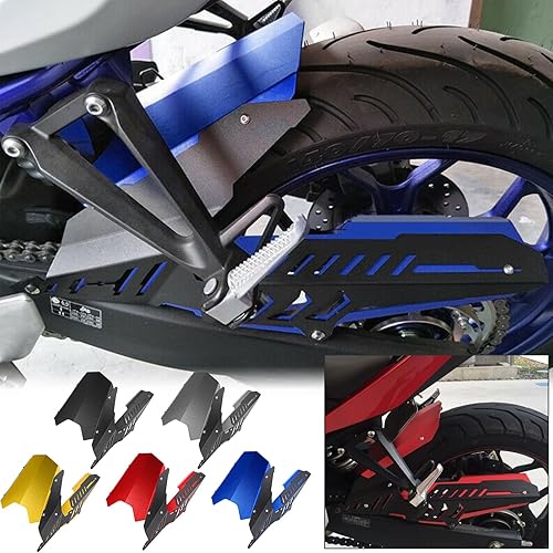 Protector de guardabarros para rueda trasera de motocicleta, compatible con Y-amaha YZFR3 YZFR25 YZF-R3 YZF-R25 (2013-2023) MT03 MT 03 MT-03