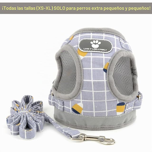 Foto 2 de 8 de Zunea Arnés Perro pequeño con Correa