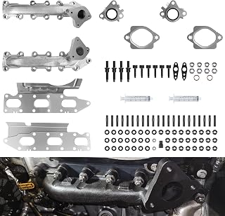 Bonbo 1043001 Exhaust Manifold Kit for Ford F-150 3.5L EcoBoost 2011-2016 - Replaces BL3Z-9430-B/D, Upgraded 11-Stud Design