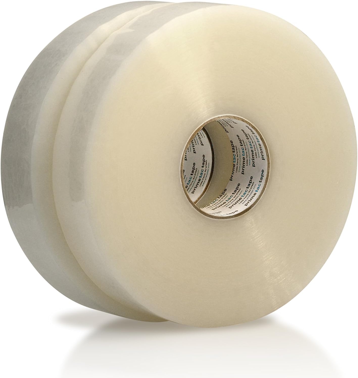 402 2x1000 CL Clear Acrylic Carton Sealing Tape, 1.8 mil Thickness, 914 m Length, 48 mm Width (Pack of 6 Rolls)