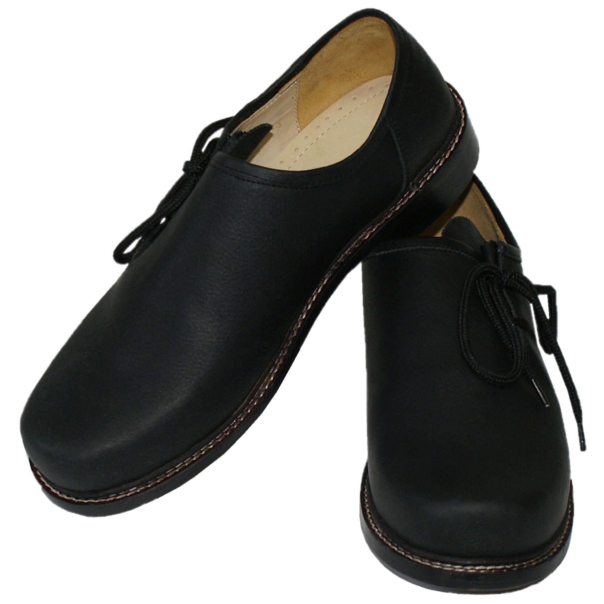 Scarpe tradizionali da uomo, scarpe da avena, in pelle, marrone, nero, suola in pelle, scarpe da ballo, suola liscia per ballerini, pantaloni in pelle per ballare