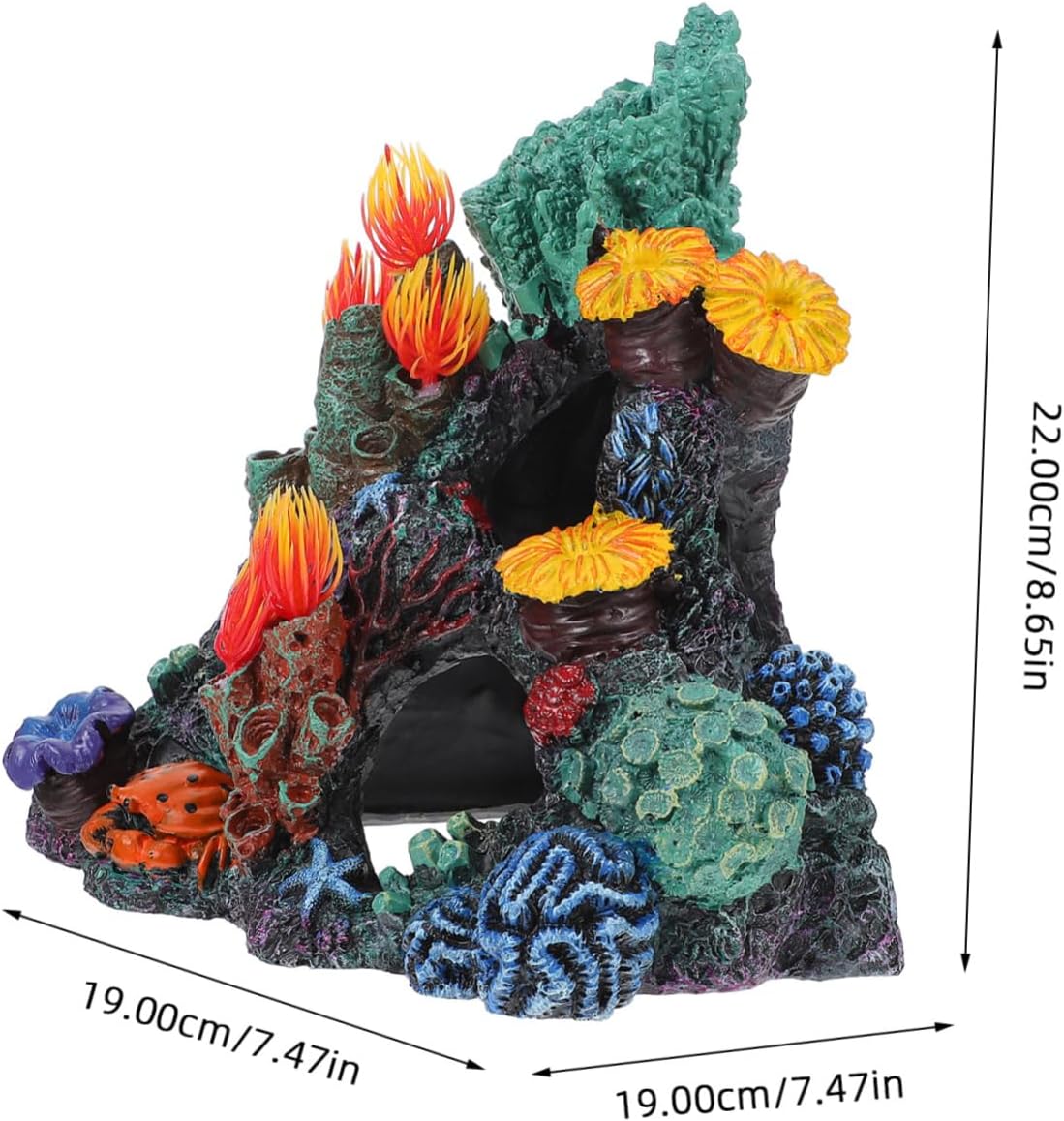 Didiseaon Artificial Coral Decoration for Aquariums Vibrant Plant for Fish Tanks Housewarming Multi-Scene Use Safe for Fish and Water Quality