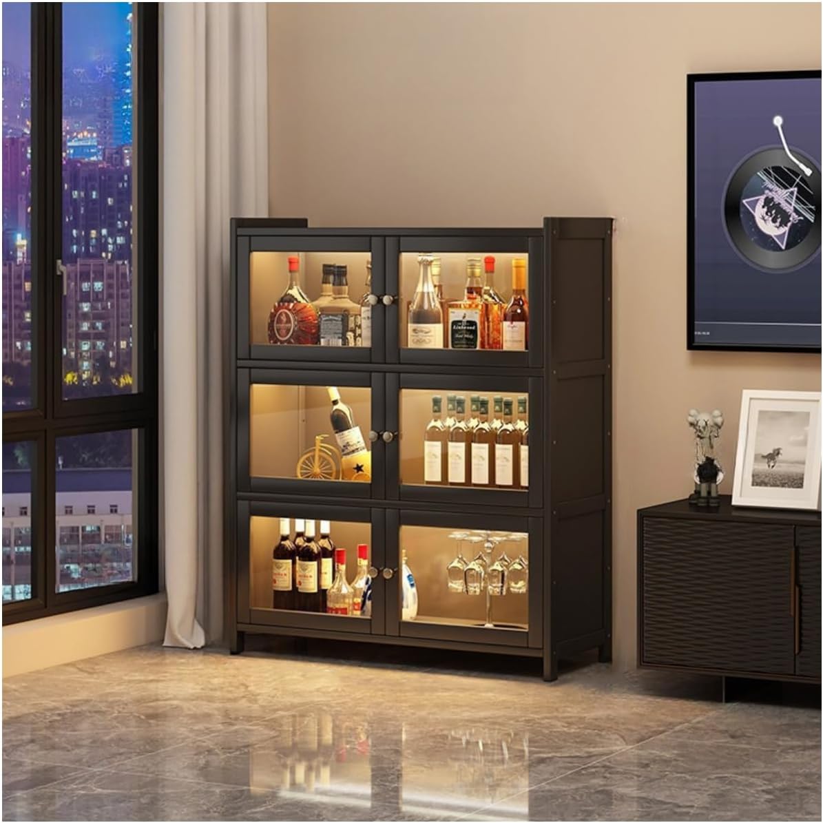 H1326☆ケビントウ　メディカル　飾り棚　アンティーク　ヴィンテージ　ガラス扉 Lauren Audio Mustang H1326☆ケビントウ メディカル 飾り棚