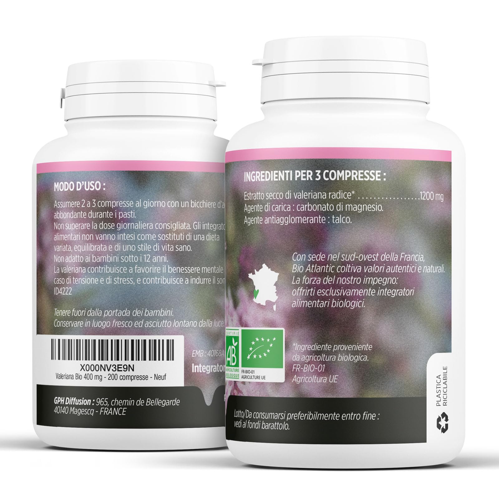Valeriana Biologica 400mg - 200 compresse