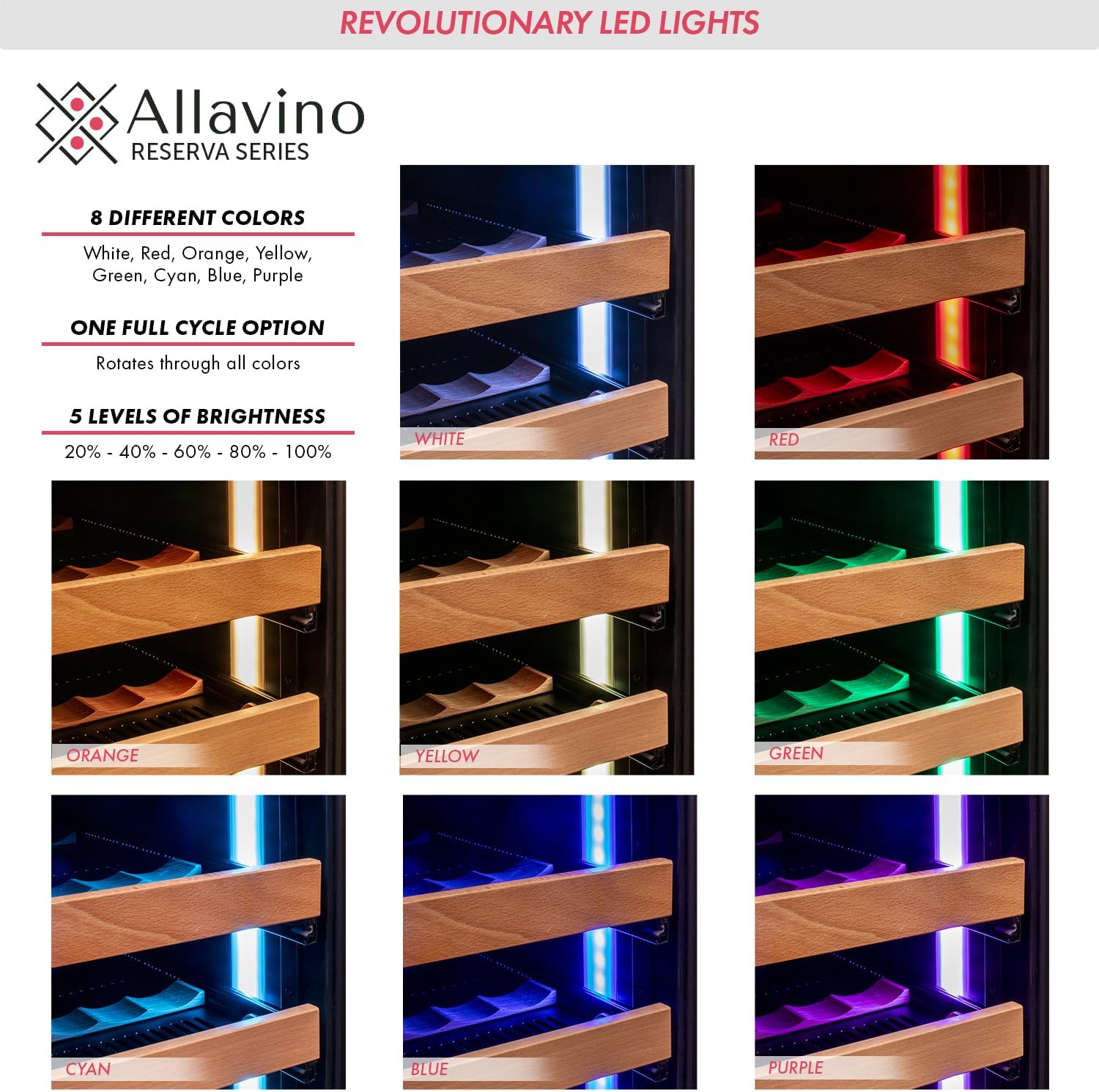 Allavino VSW11955D-2SL Wine Refrigerator, Stainless Steel