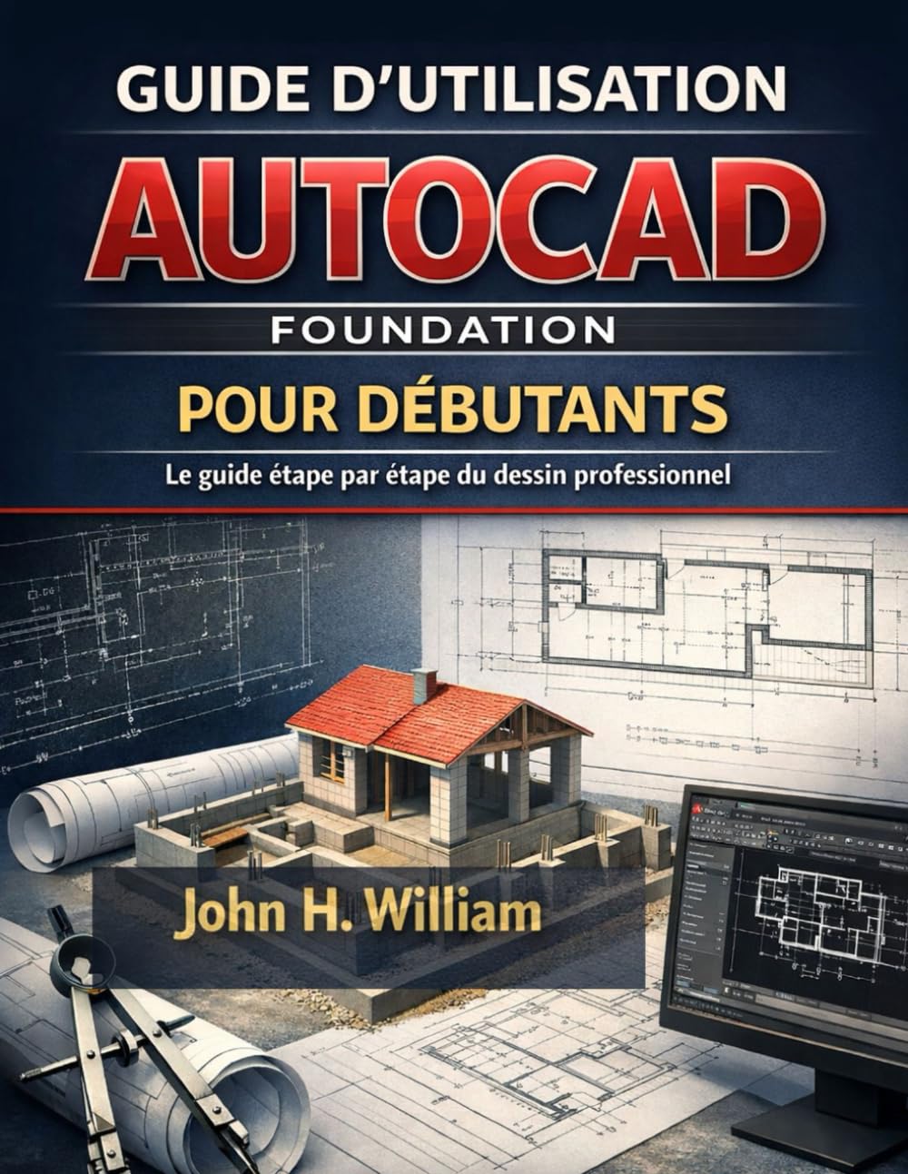 GUIDE D'UTILISATION AUTOCAD FOUNDATION POUR DÉBUTANTS: Le guide étape par étape du dessin professionnel