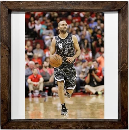 FC Carino Tony Parker - A Nice Print With Wood Frame FCA #FCAG1677484, White Background, 6X6