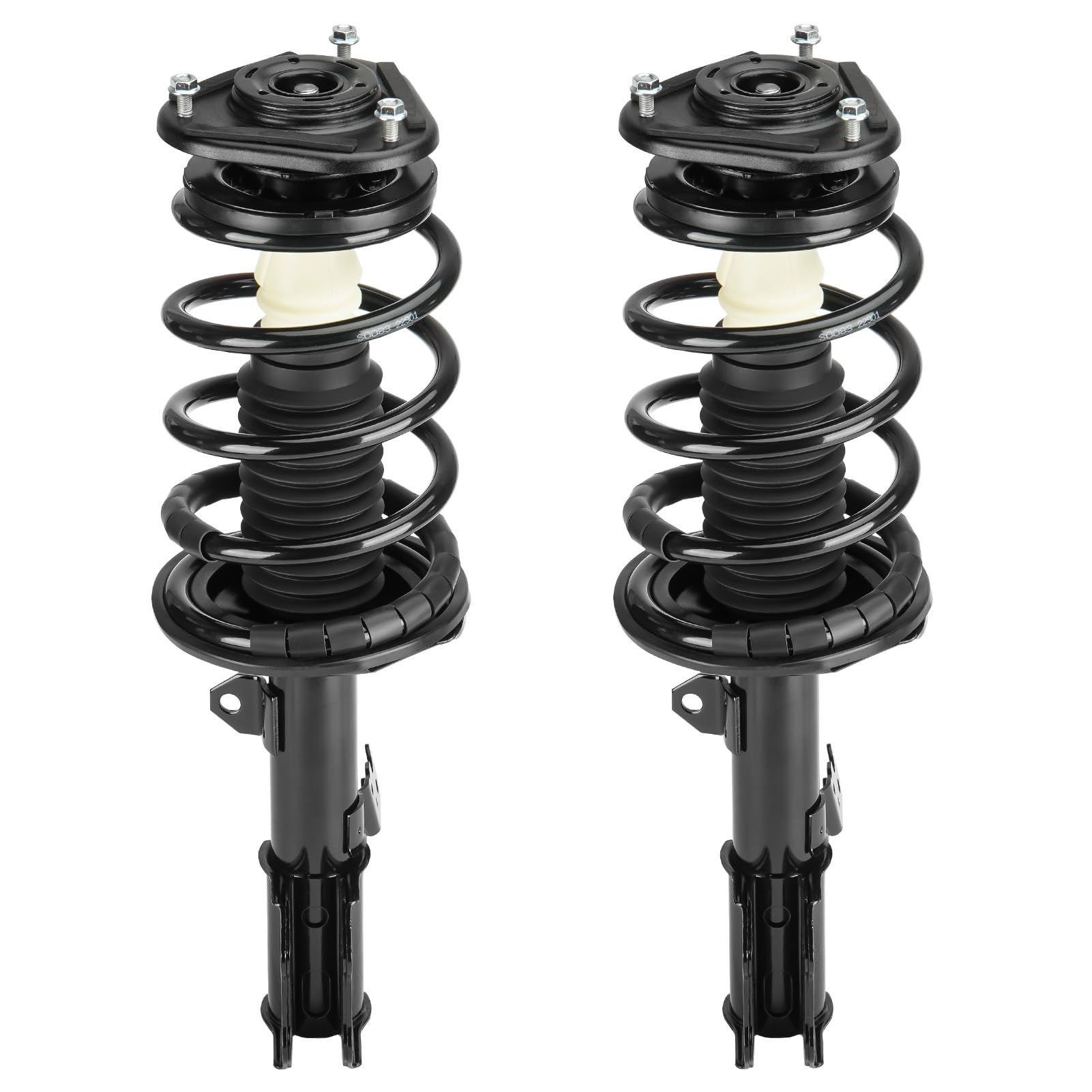 Front Strut Shock Assembly w/Coil Spring Compatible with Pontiac Vibe/Toyata Matrix 2003-2008, Replace 172116 172117, Left & Right, 2PCS
