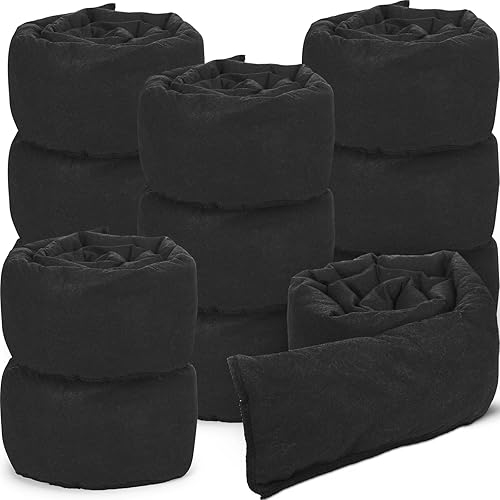 Sabary Barrera de agua absorbente de 5 x 6.5 pulgadas, bolsas de arena sin arena para el hogar, reutilizables, absorbentes de agua, serpientes para