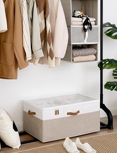 Miniatura 2 de StorageWorks Organizador de zapatos para armario, se adapta a hasta 24 pares, contenedores de almacenamiento de zapatos con divisores ajustables y