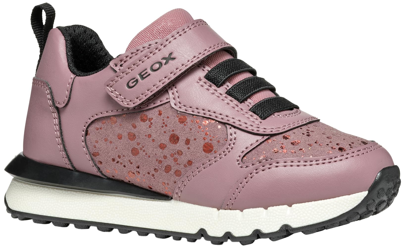 Geox J FASTICS Girl B, Sneaker, Rose