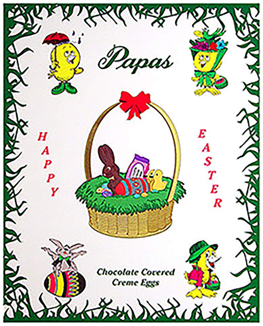 Papas Milk Chocolate Covered Opera Creme Eggs 24ct Box