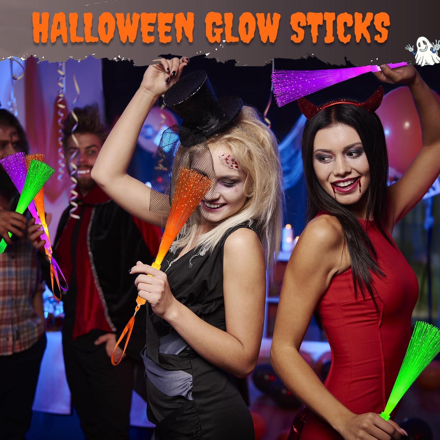 Halloween Glow Sticks Gifts Kids 24
