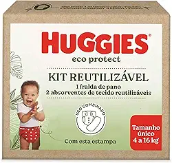 Huggies Kit Fralda Reutilizável Eco Protect - Vermelho