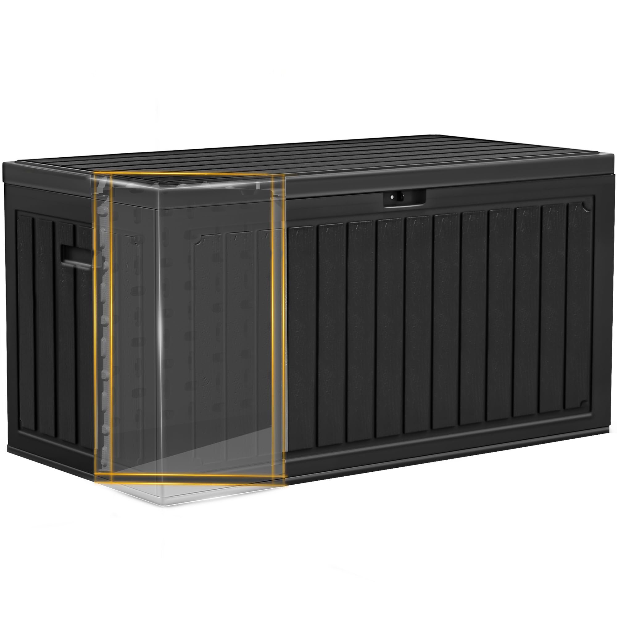 YITAHOME 80 Gallon Resin Deck Box - Outdoor Storage -20