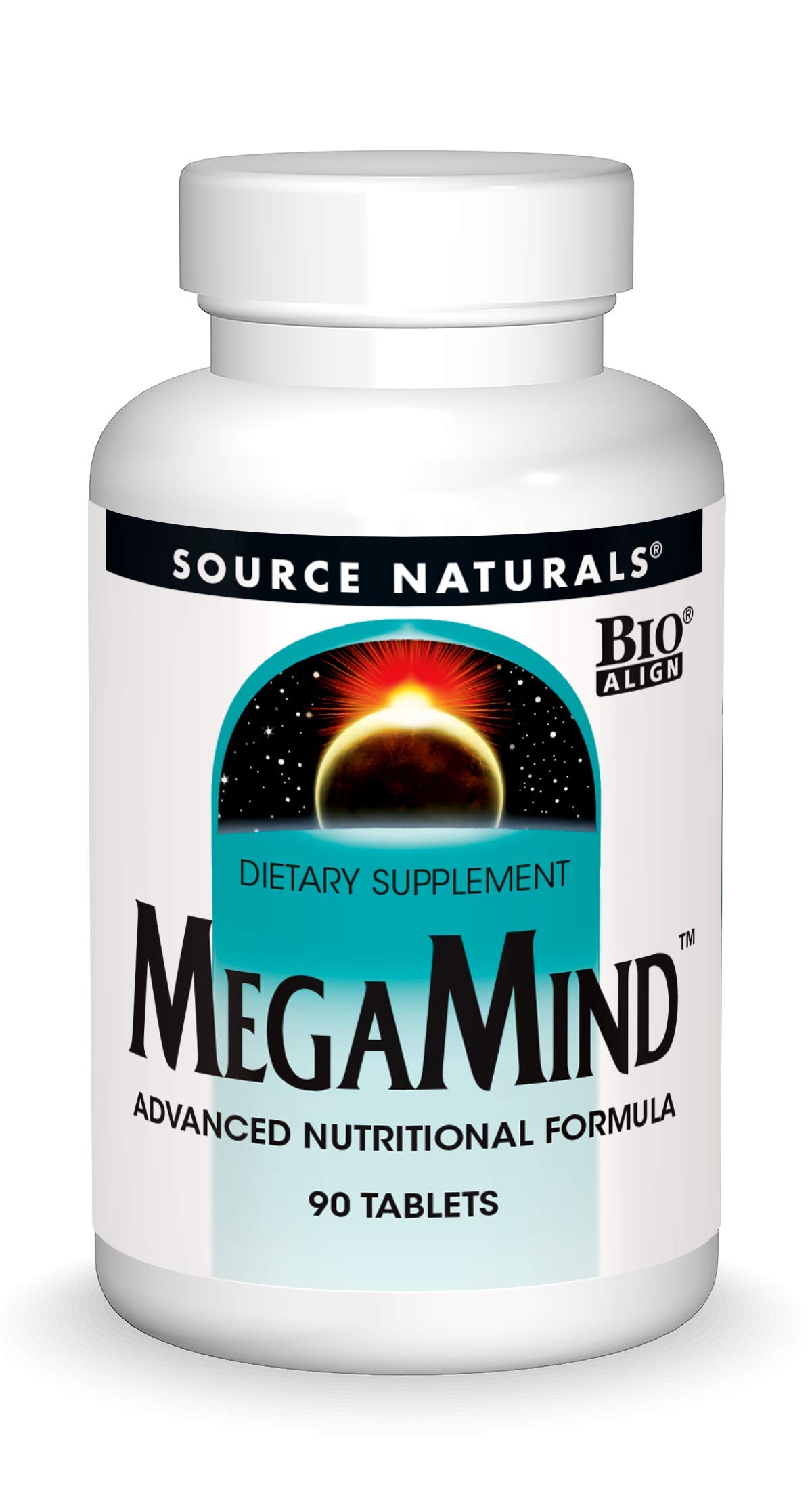 Source Naturals Megamind Advanced Nutritional Formula & Dietary Supplement - 90 Tablets