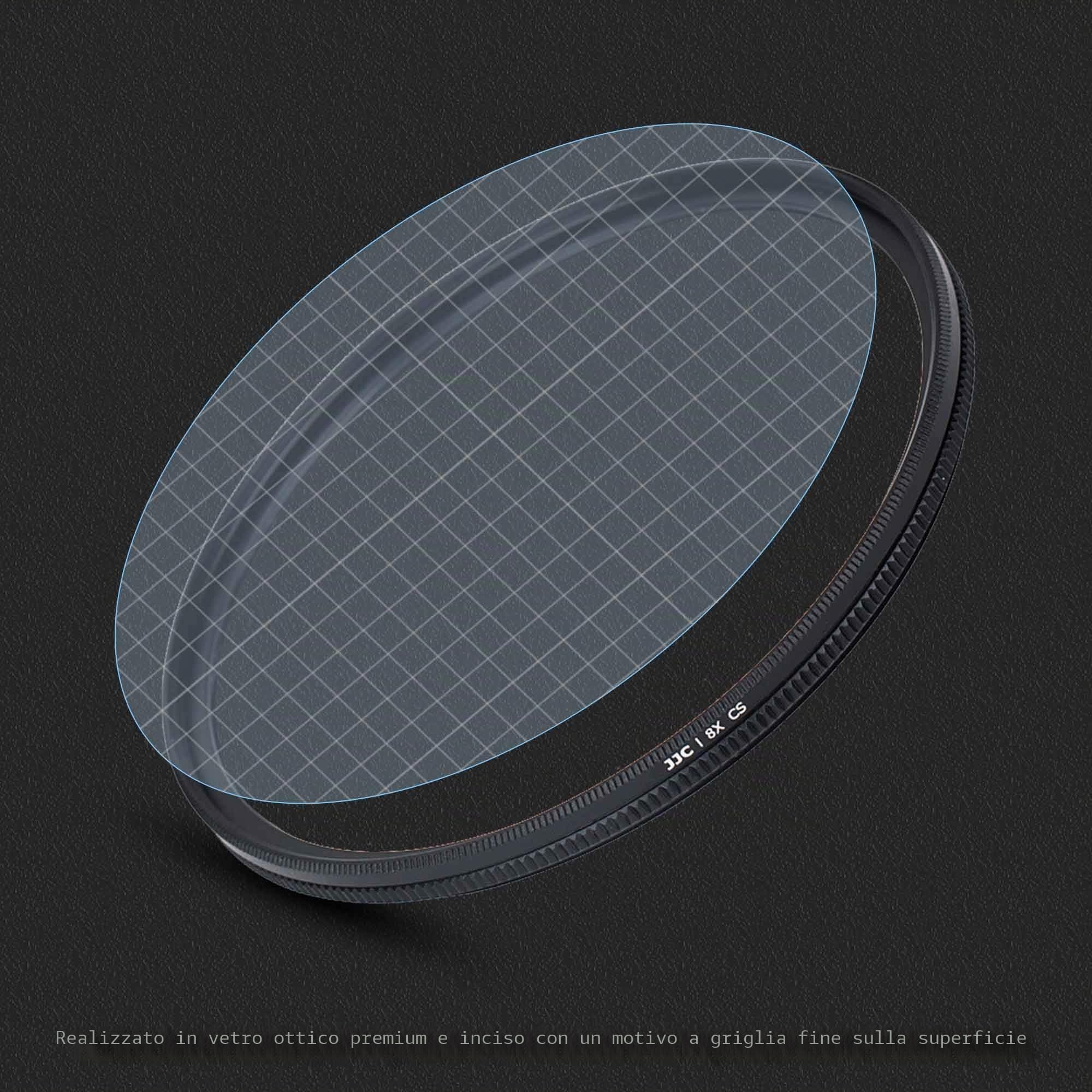 JJC Filtro Starburst regolabile da 67 mm (4+6+8 punti/3 pezzi) con custodia protettiva per fotografia scintillante Starlight Fotografia Cross Screen Filtri per obiettivi speciali