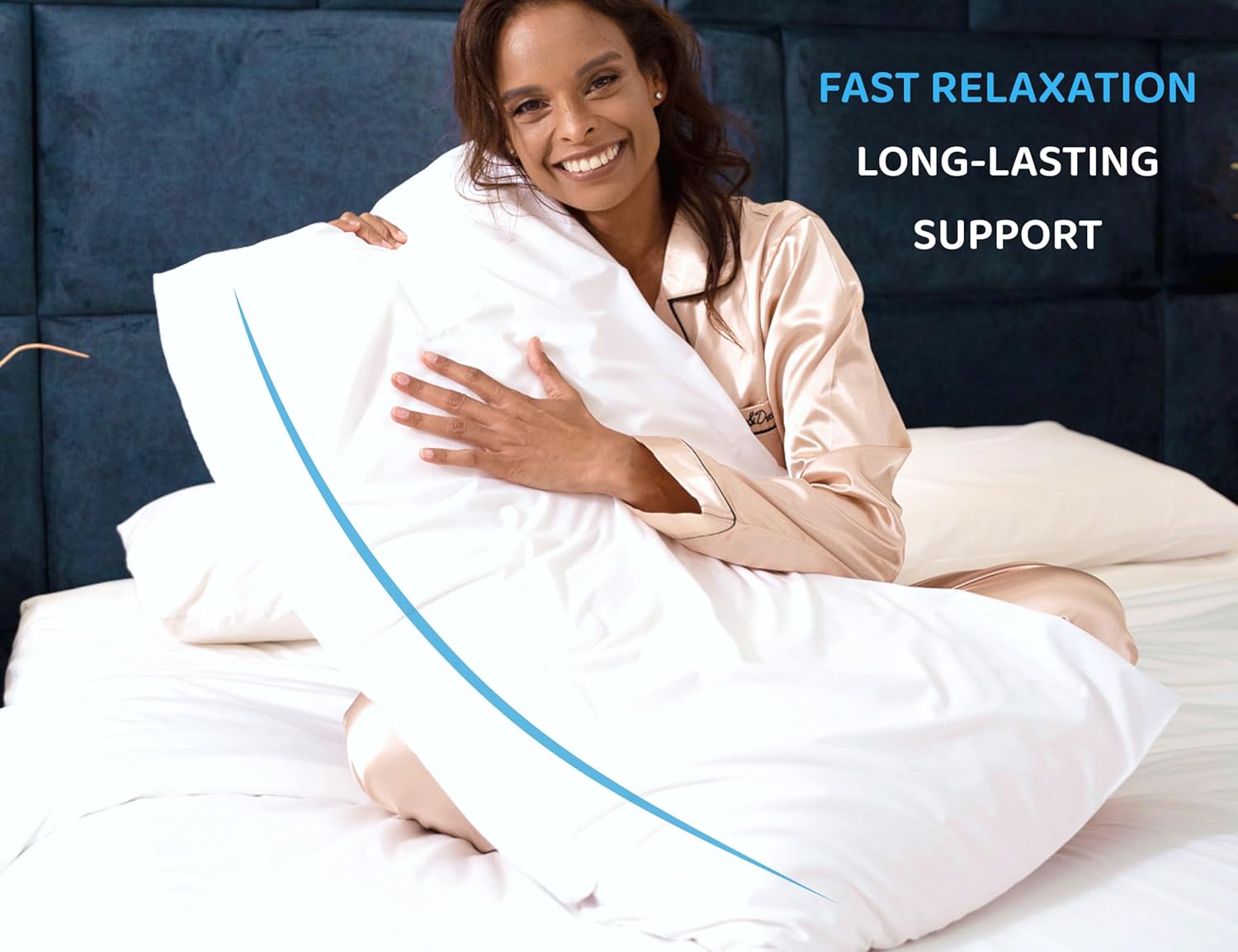 Set of 2 King Size High Loft Natural Talalay Latex Pillow for Neck Support & Pressure Relief (2, Soft, King)