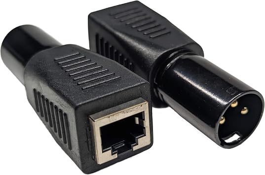 RJ45 - 3  XLR DMX   RJ45   - 3  XLR DMX       2  RJ45-DMX-3XM