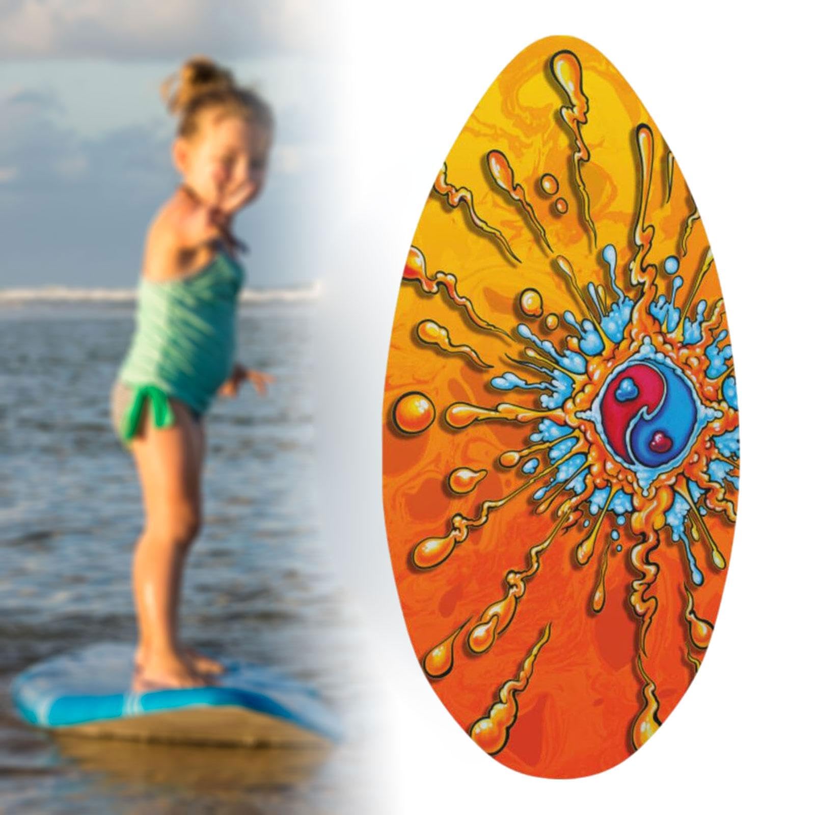Skimboard, Tabla de Surf, Tobogán de Playa, Tabla de Surf Antideslizante de, Skimboard de para Todos Los Adolescentes Que Practican Skimboarding Y, Vistoso