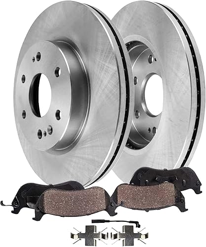 Miniatura 31 de Detroit Axle - Kit de frenos para Ford Transit Connect 2018-2023, rotores de freno de disco Pastillas de freno de cerámica con reemplazo de