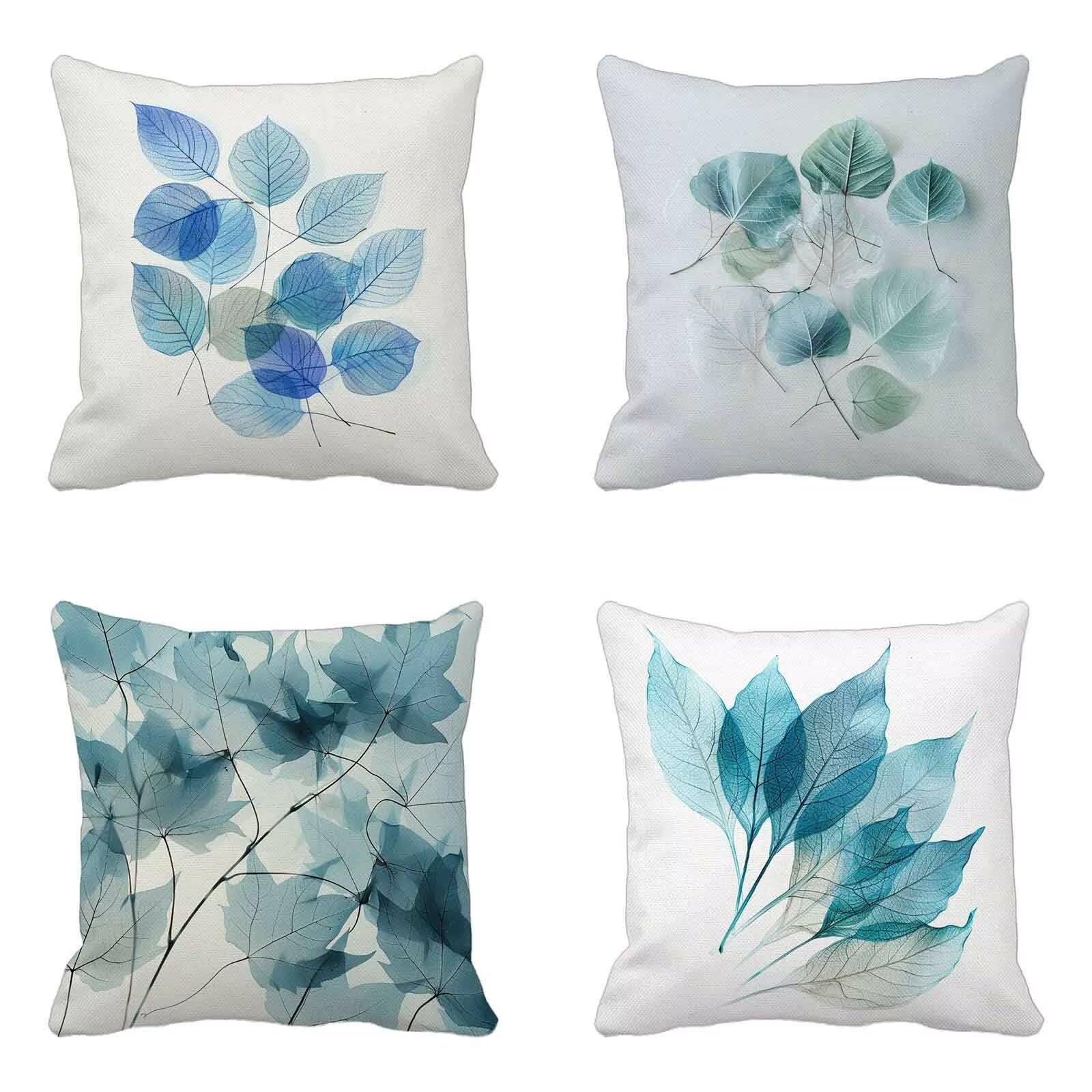 Amazon.co.jp: クッションカバー 白 クッションカバー 40x40cm 4枚