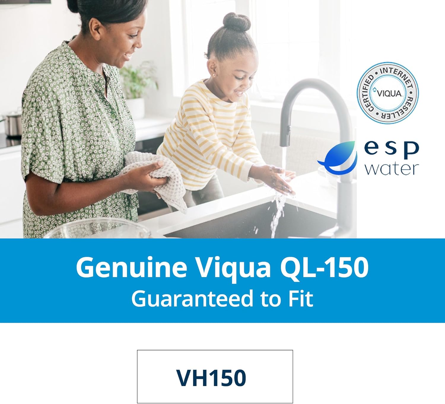 Viqua Genuine QL-150 UV Replacement Lamp and Sleeve Kit for VH150 Ultraviolet System