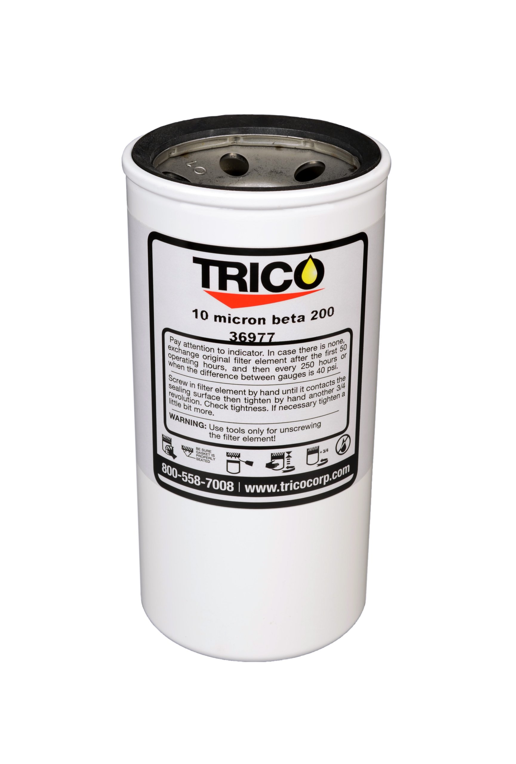Trico Synthetic Micro Glass Particulate Hand-Held Filter Media, 10 Micron, White