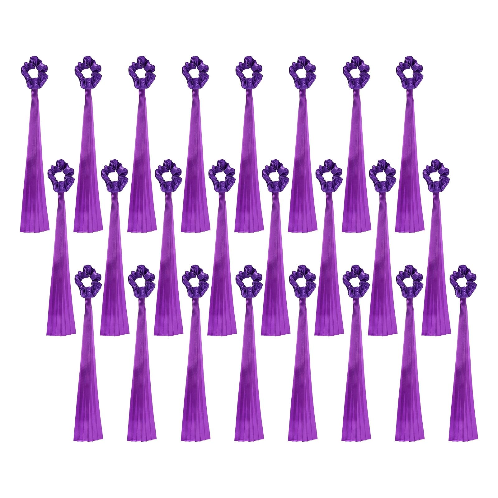 YELARXI Rainbow Dance Ribbons Polyester Purple, 6Pcs — image 1