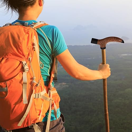 Miniatura 7 de Hemoton Mango de caña de trekking, mango de bastón, agarre de corcho, para recambio, herramientas de esquí, mango de bastón, bastones de trekking,