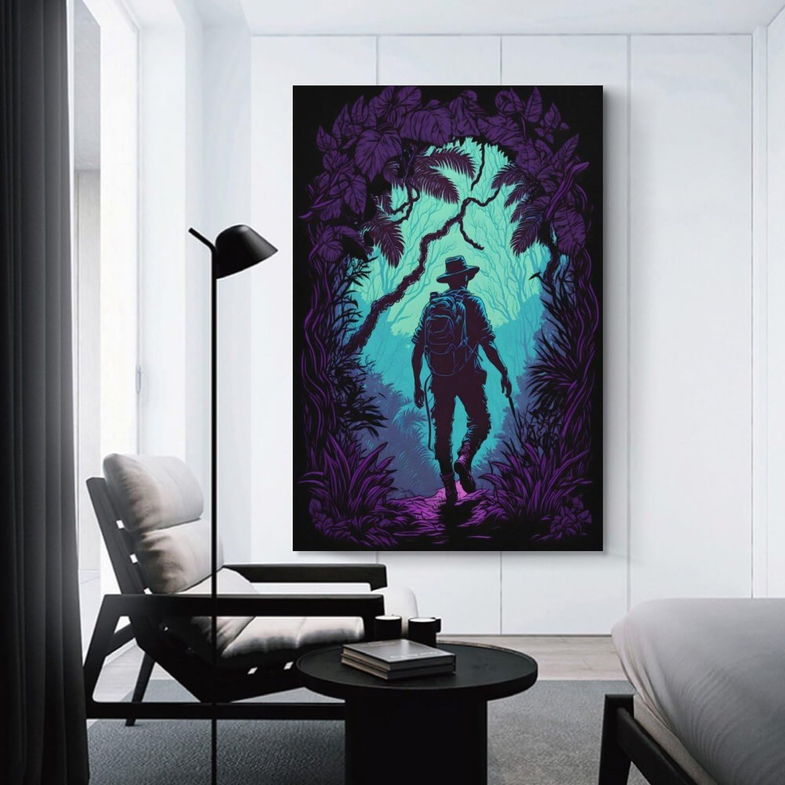 Junmoney Unframe-Jungle Explorer -4 Jungle Explorer -4 Wall Decor Canvas Print, 24X36inch(60X90cm), For Wall Displays, Bedrooms Or Room Updates, Wall Decor Suited To Curated Displays