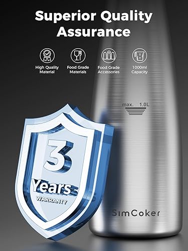 Vista 19 de Dispensador de crema batida, batidor de crema de aluminio de 16.9 fl oz/1 pinta, 3 boquillas de decoración de acero inoxidable, 1 cepillo, 1 bolsa