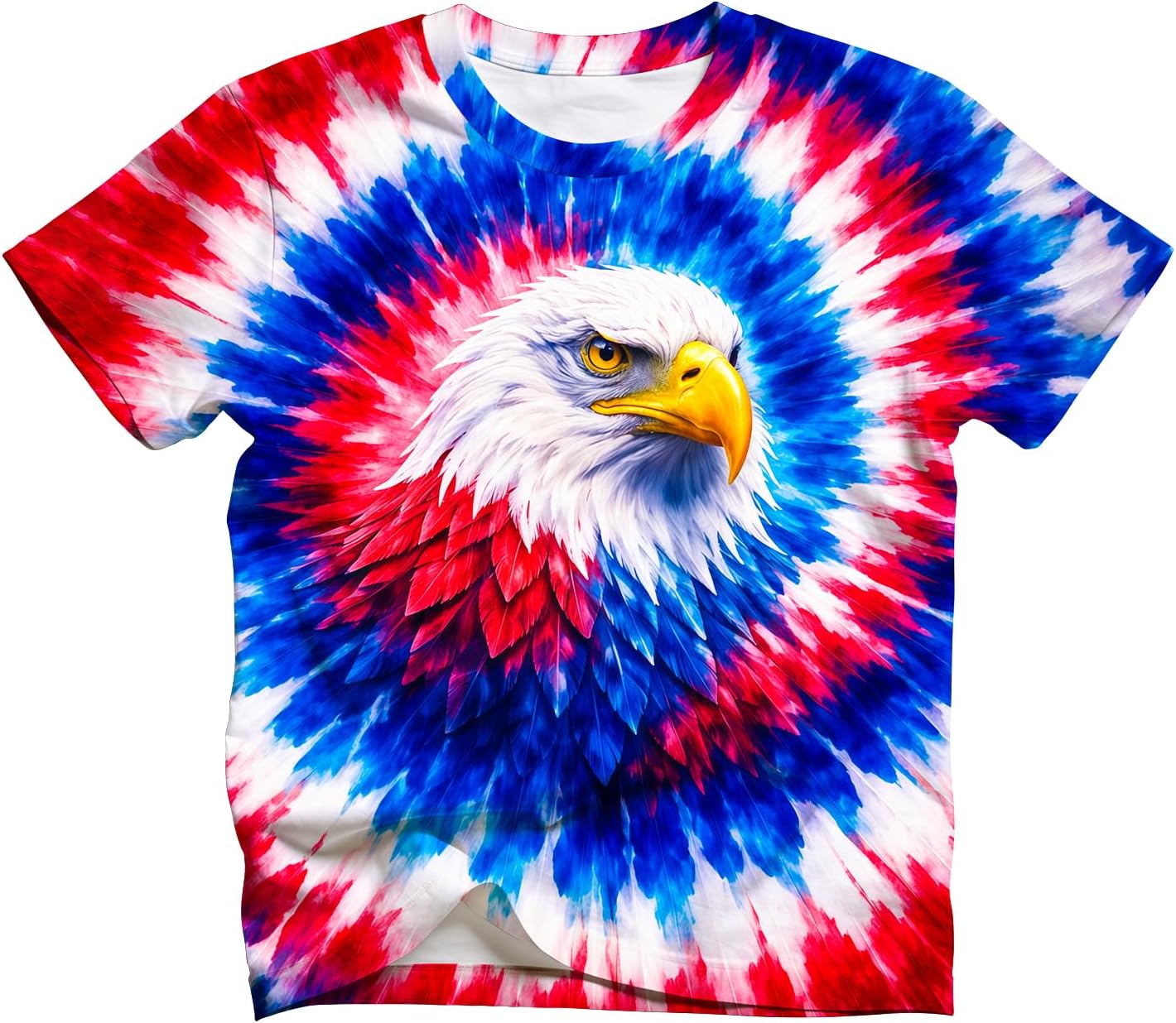 Kids Hippie Tie Dye Shirt Size 4-16 Kids Short Sleeve Tees