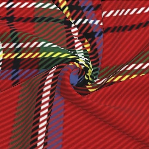 Miniatura 5 de Juego de 2 fundas de almohada decorativas de cuadros escoceses de 18 x 18 pulgadas, fundas de almohada decorativas de cuadros escoceses, fundas de