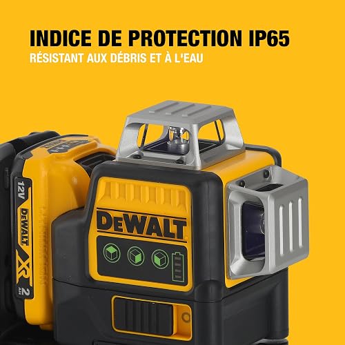DEWALT 12V XR 3 x 360 Cross Line Green Laser, 1 X 2Ah, DCE089D1G-QW - 8
