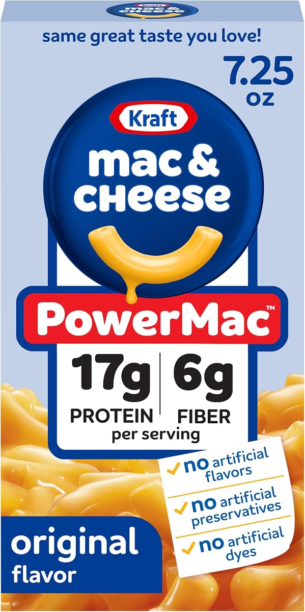 Kraft Mac and Cheese PowerMac, Original Flavor, 7.25 oz