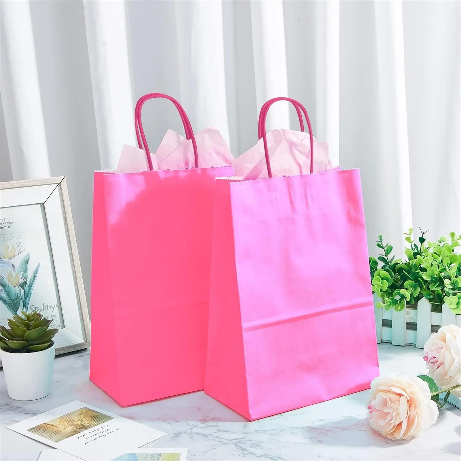 Papiertüten Kleine Geschenktüten aus Kraftpapier