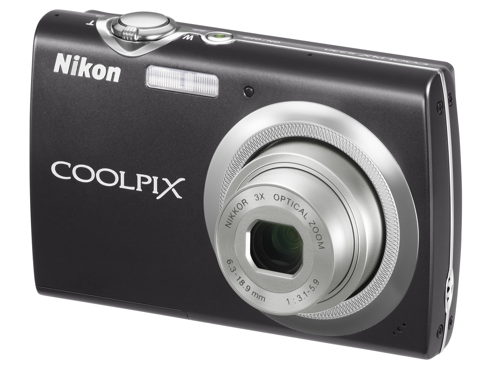 Nikon Coolpix S230 Digital Camera 10 Megapixel 3x Optical Zoom 7.6