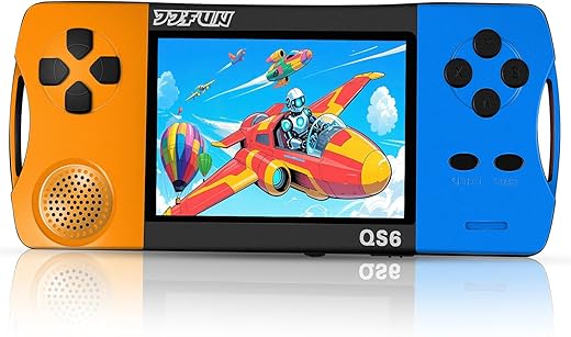 SNONBROS Handheld Game Console for Kids with 216 Classic Video Games, 3.2" Screen, Rechargeable, Plug and Play Retro Gamin