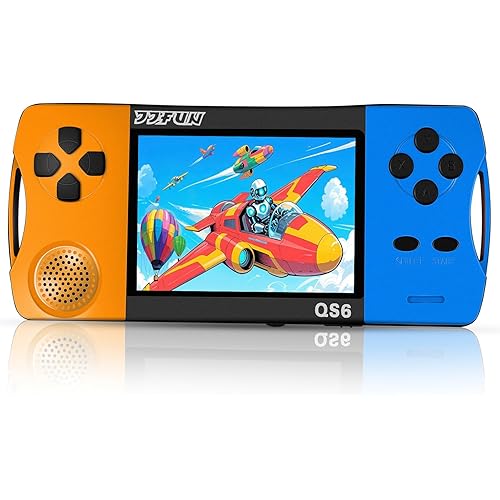 Handheld Game Console for Kids with 216 Classic Video Games, 3.2" Screen, Rechargeable, Plug and Play Retro Gaming System, Portable Arcade Handheld Games for Boys Girls Ages 4-12