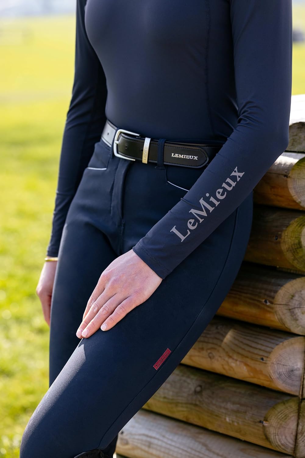 LeMieux Classique Base Layer Top - Long Sleeve Athletic Thermal Shirts - Equestrian Apparel Gear for Horseback Riding