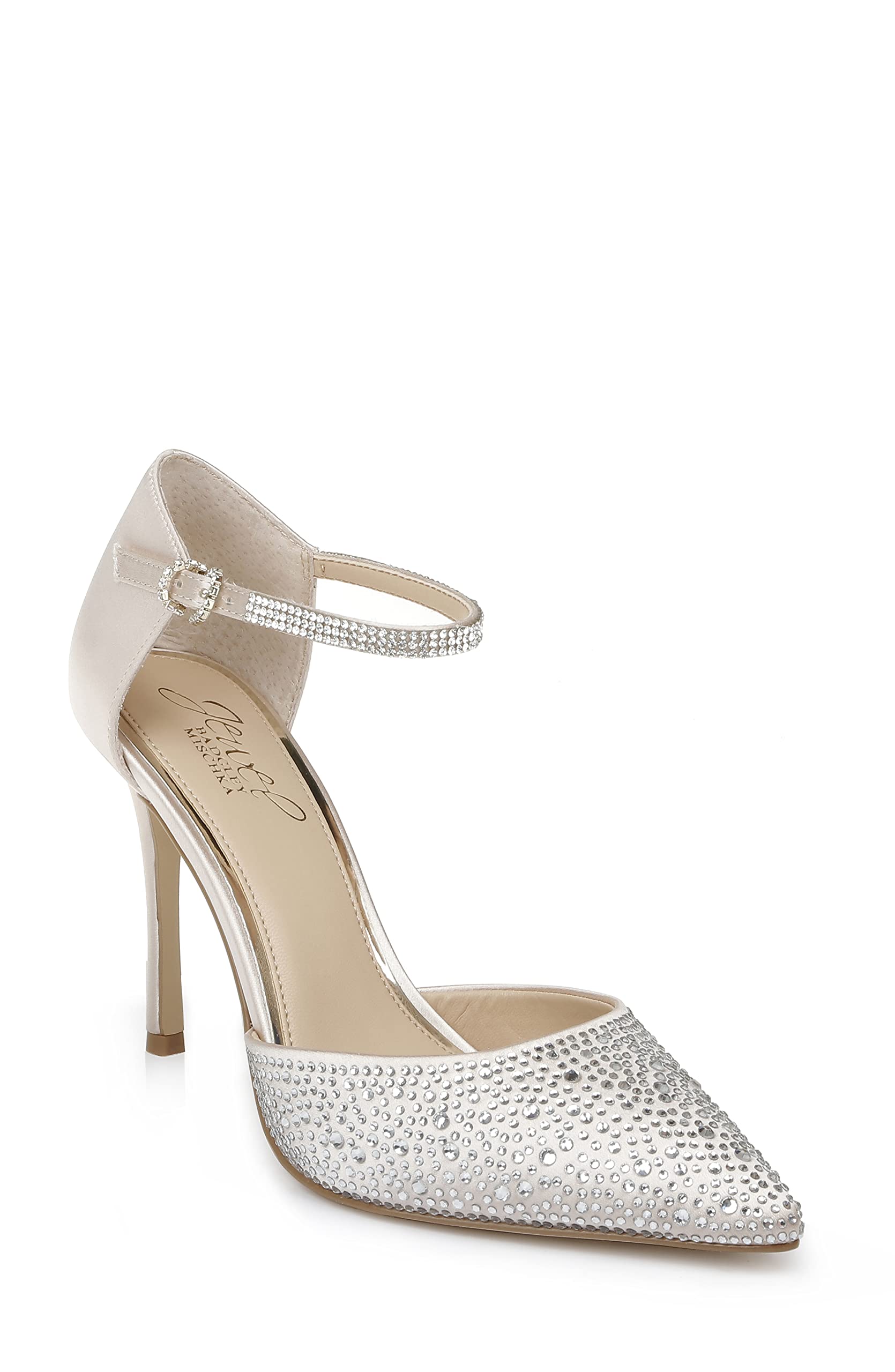 Jewel Badgley Mischka Women's Jailene Pump, Champagne, 5 UK