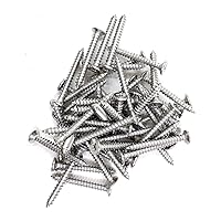 Vista 109 de Tornillos de madera de cabeza plana M4x30mm, tornillos autorroscantes Phillips Drive cabeza avellanada, 50 unidades (M4x30mm)