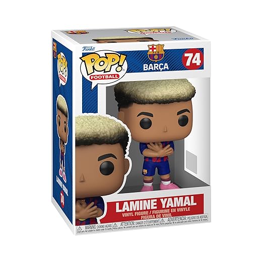 Funko POP! Football: Barcelona FC - Lamine Yamal - Figura in vinile da collezione - Idea regalo - Prodotto ufficiale - Giocattoli per bambini e adulti - Modello di figura per collezionisti