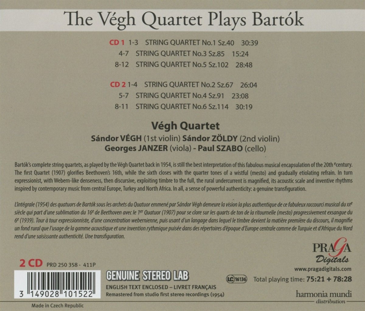 Complete String Quartets