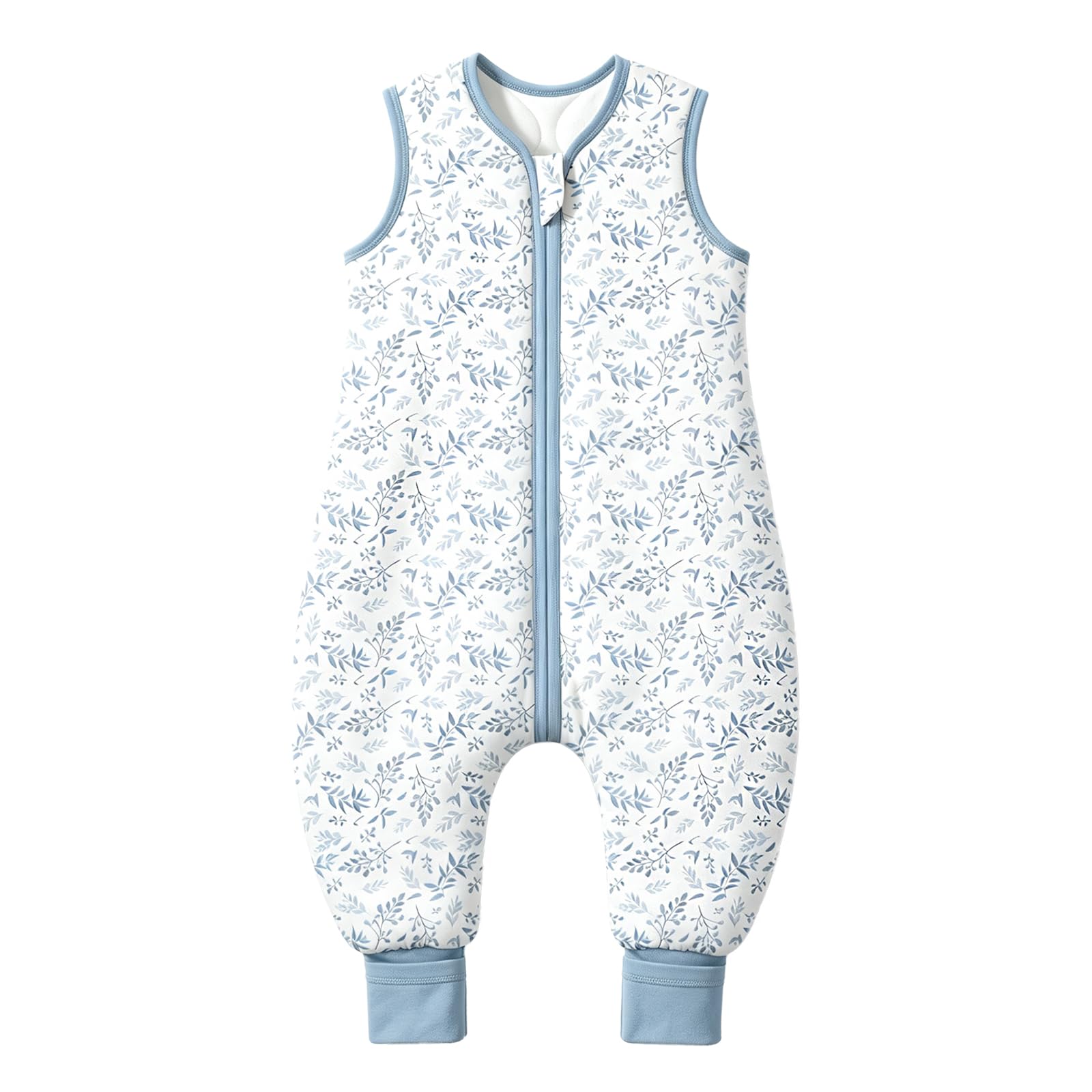 Mosebears Sacco Nanna con Piedini Invernale 2,5 Tog 3-4 Anni Tutto l'anno Sacco Nanna in Cotone Traspirante per Neonati e Bambini