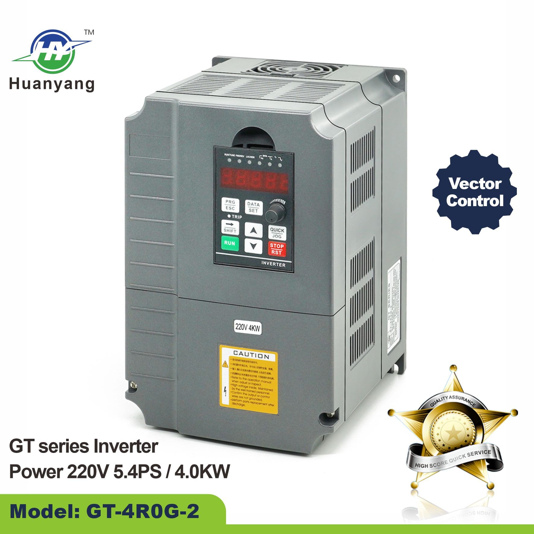 Vektor regulación, Computer ized Numerical Control (CNC), variador de frecuencia (VFD), el Motor Inverter convertidor 220 V 4.0 kW 5PS para eje motor, control de la Velocidad, huanyang GT – Serie