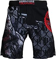 Vista 54 de Hardcore Training Pantalones cortos de lucha para hombre Boxeo MMA Combat BJJ Grappling Fitness Muay Thai Kickboxing No Gi