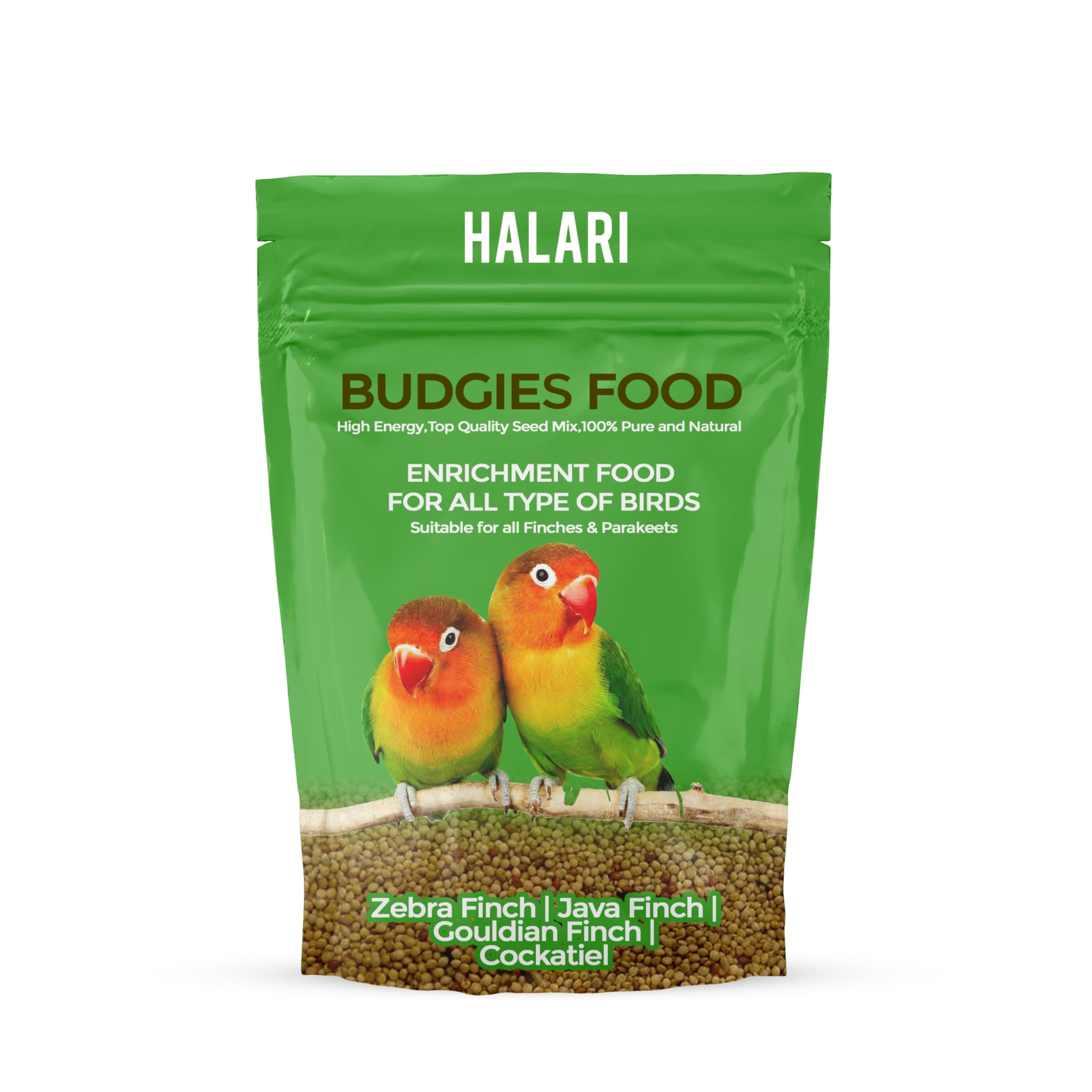 HALARI Enrichment All Type of Bird Food Millet & Bird Food for All Life Stages Lovebirds, Canary, Finches, Waxbills, Budgies, Cockatiels, Parrots & Parakeets, 450g (B0CTVFLR94) Amazon Price History, Amazon Price Tracker