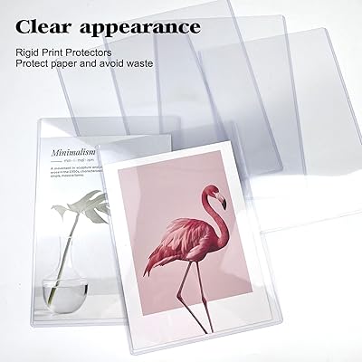 5 PCS Page Protectors Heavy Duty, 8.5×11 Top Loader, Clear Document